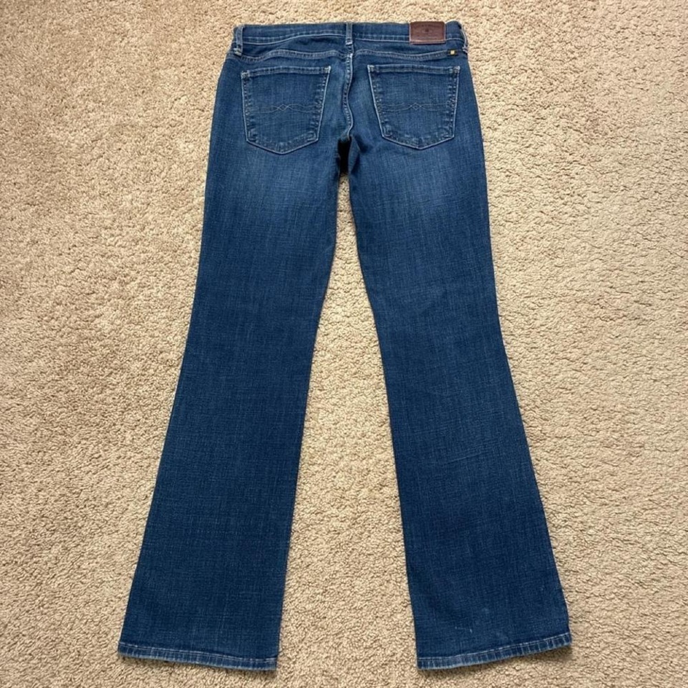 Western Y2K Lucky Brand Sweet Boot Low Rise Bootcut Stretch Blue Jeans Size 2 - Picture 7 of 8